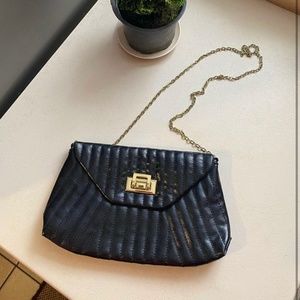 Black bag, bag with chain, bag cross body, mini bag